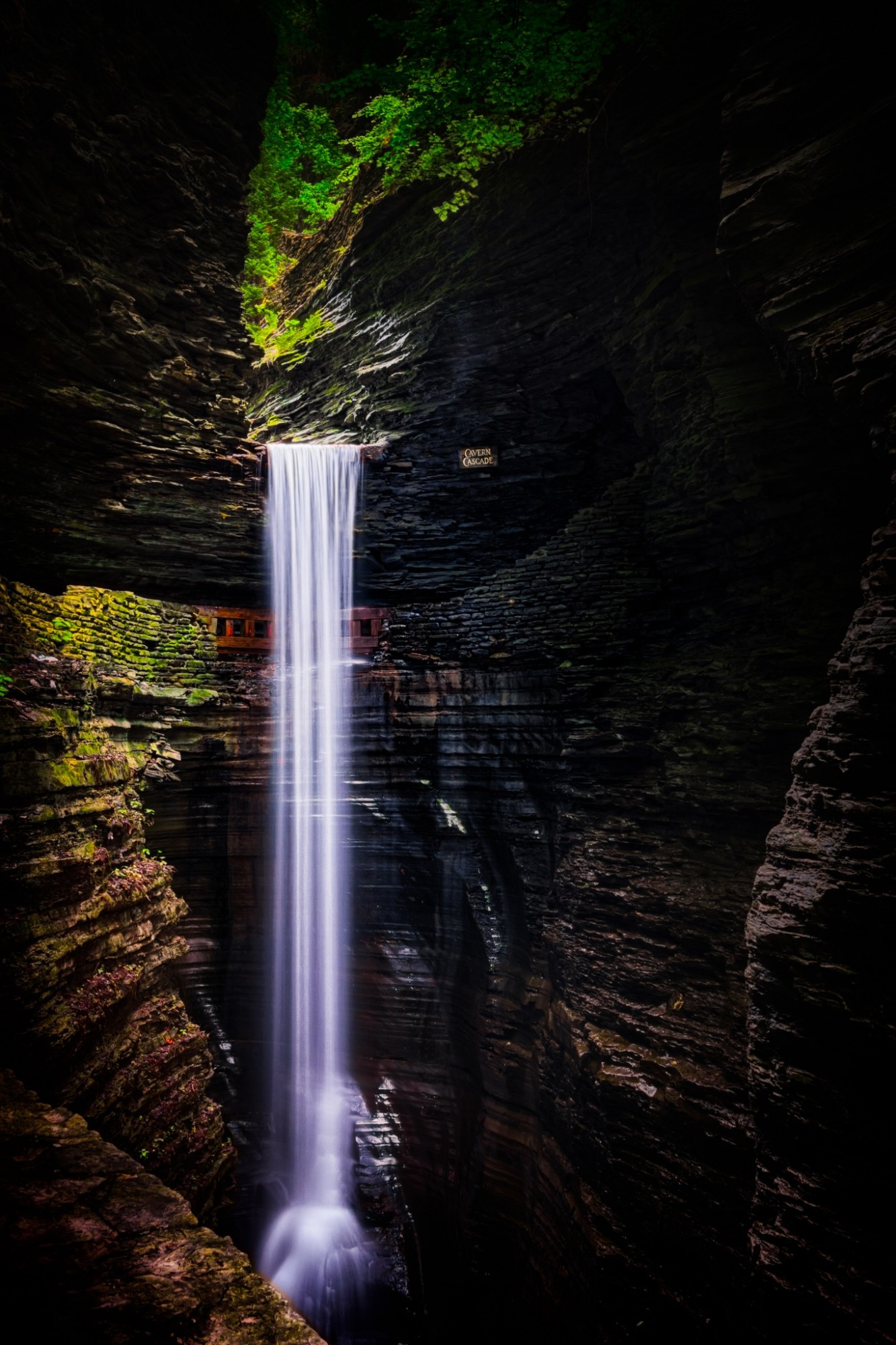 Cavern Cascade — landscape photography by Dave