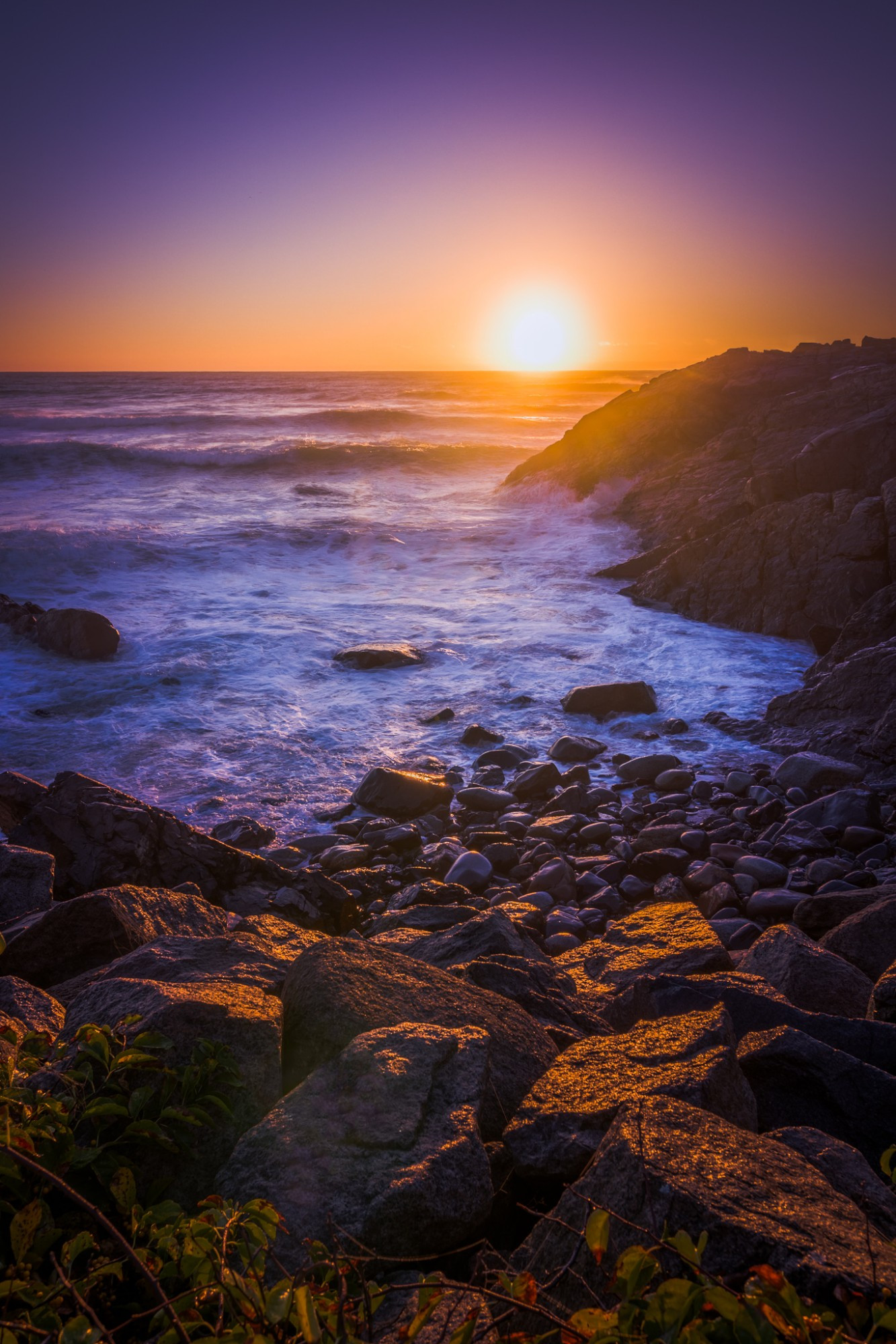 Sunrise in a Blanket — landscape photography by Dave